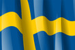 Schweden Flagge 3D