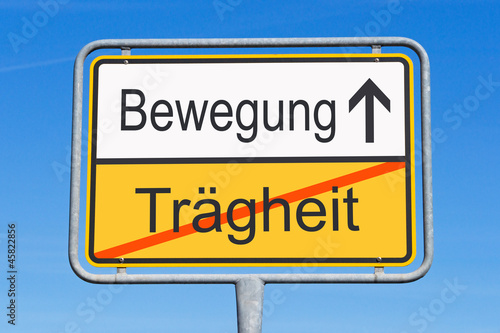 Illustration: Trägheit und Bewegung Trägheit und Bewegung