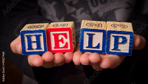 Photo: Kid needing help Kid needing help
