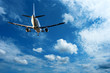 Aircraft on blue sky