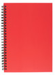 Spiral Bound Notepad with Red Cover