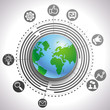 Vector internet marketing concept