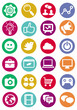 Vector internet and technology icons
