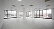 white brand new interior of office