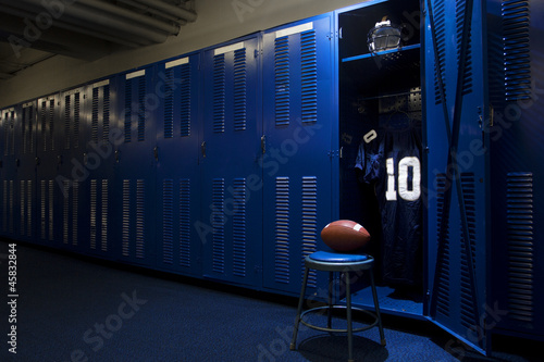Photo: Football Locker Room Football Locker Room