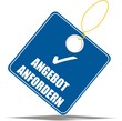 étiquette angebot  anfordern