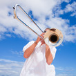 silver trombone