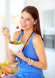 Enjoying a delicious and healthy meal