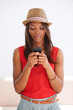 Staying in touch with her friends