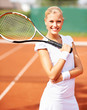 She's a rising tennis star