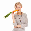 Enjoying a healthy snack