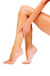 Photo: Massaging her calves Massaging her calves