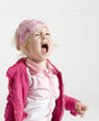 little child screeming