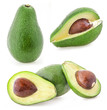 Avocado isolated on white background