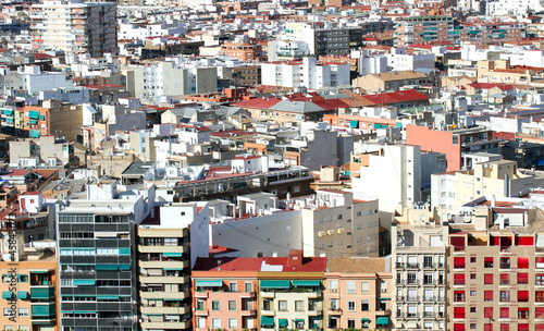 Photo: Houses in Alicante, Spain . Houses in Alicante, Spain .