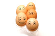 Funny eggs collection