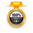 Gold label. 100% Guarantee