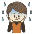 不安な女性