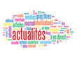 Nuage de Tags "ACTUALITES" (informations médias bouton direct)