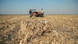 Farmer Making Straw Bales
