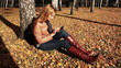 girl with a laptop