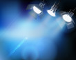 Vector: Spotlight from a performance. Vector illustration. Spotlight from a performance. Vector illustration.