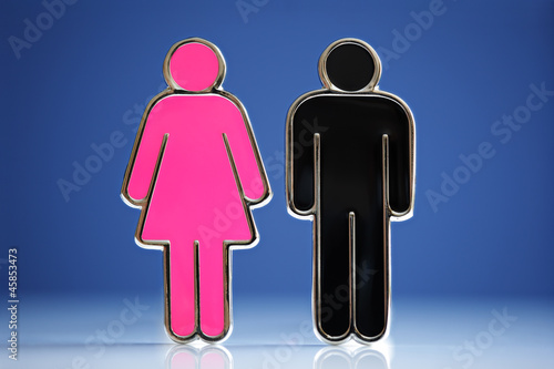 Illustration: Male and female symbols Male and female symbols