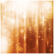 Sparkling lights and stars Christmas card