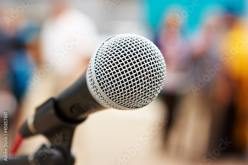 Photo: Professional microphone Professional microphone