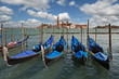 gondolas in venice, italy
