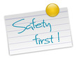 Safety First