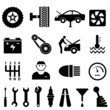 Vector: Car maintenance and repair icons Car maintenance and repair icons