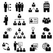 Management icon set