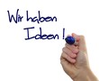 Ideen aufschreiben