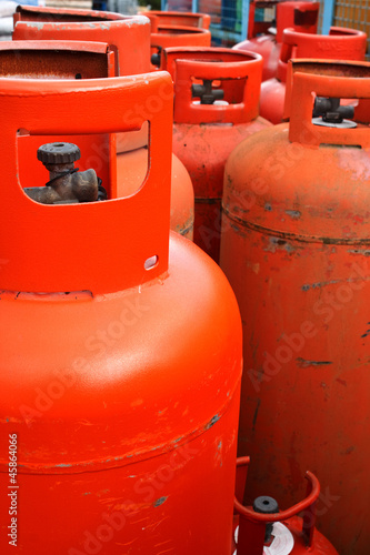 Photo: Domestic propane gas bottle Domestic propane gas bottle