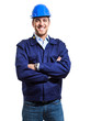 Handsome engineer portrait