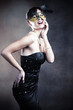 woman with mask