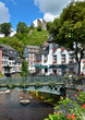Monschau mit Rur im Sommer