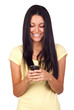 Photo: Young Pretty Woman Using a Mobile Phone Young Pretty Woman Using a Mobile Phone