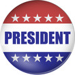 president badge