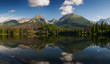 The panorama of Strbske pleso, lake in High Tatras