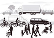 Vektor: Straßenverkehr Straßenverkehr
