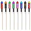 Raketen, Silvester, Neujahr, Design, Feier, Fete, Party, Fest