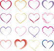 bunte Herzen