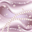 Celebratory background with pearls
