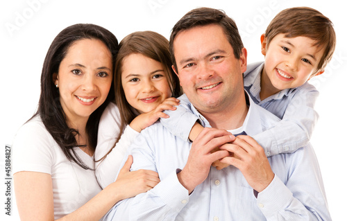 Photo: Beautiful happy family Beautiful happy family