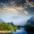 Beautiful Karst mountain landscape