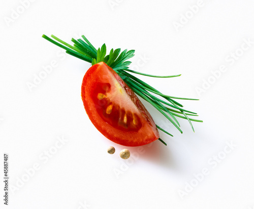 Photo: Tomato and chives Tomato and chives