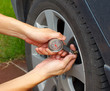 car tyre pressure measurement