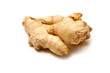 Root Ginger Isolated On A Whit...